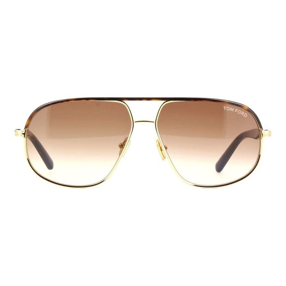 New TOM FORD Maxwell Gold Aviator FT1019/S 30F Sunglasses Women - Picture 2 of 4